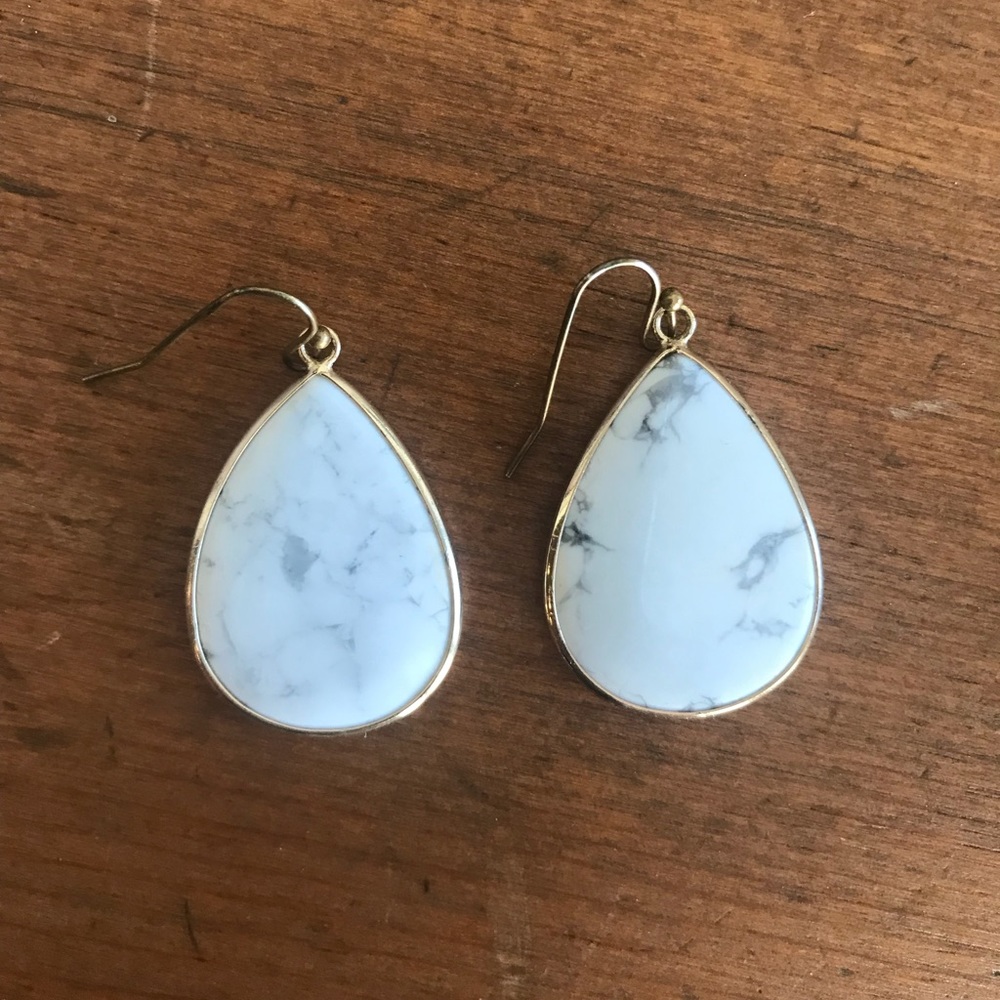 White marble dangle earrings- Nordstrom